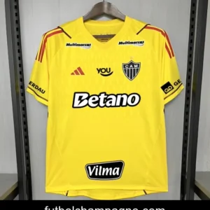 24_25 Atlético Mineiro Limited Edition Goalkeeper Yellow All Sponsors