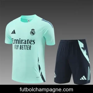 24_25 Real Madrid Lake Blue Short Sleeve Jersey+Shorts