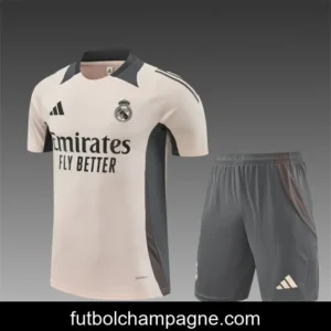 24_25 Real Madrid Pink Short Sleeve Jersey+Shorts