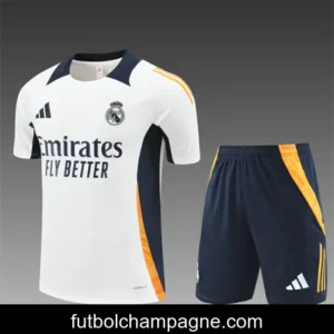 24_25 Real Madrid White Short Sleeve Jersey+Shorts