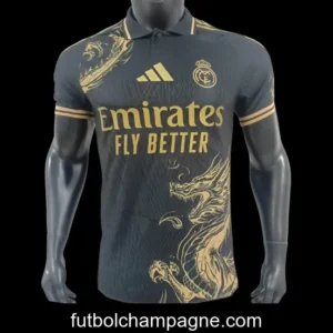 Player Version 24_25 Real Madrid Black Dragon Special Jersey