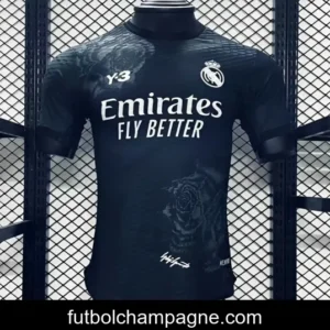 Player Version 24_25 Real Madrid x Yamamoto Black Jersey