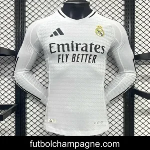 Player Version 24_25 Real Madrid Home Long Sleeve Jersey
