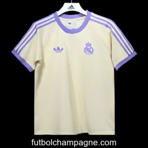 24_25 Real Madrid Cotton Beige T-shirt Jersey