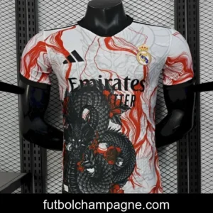 25_26 Player Version Real Madrid White Black Dragon Special Edition Jersey
