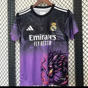 25_26 Real Madrid _Obsidian Dragon_ Special Purple Jersey