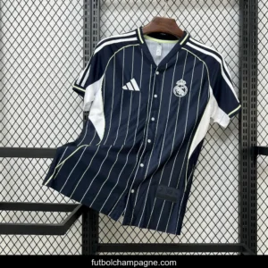 25_26 Real Madrid US Pack Black Baseball Jersey
