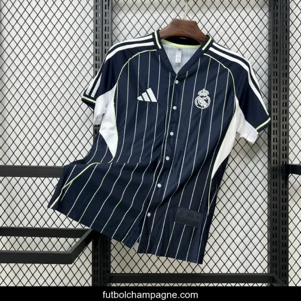 25_26 Real Madrid US Pack Black Baseball Jersey