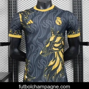 Player Version 24_25 Real Madrid Black_Golden Special Jersey