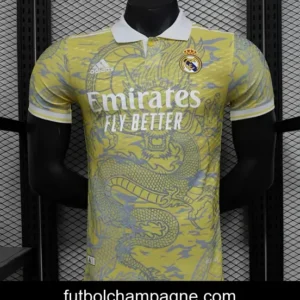 Player Version 24_25 Real Madrid Golden Dragon Pre-Match Jersey
