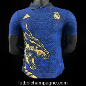 Player Version 24_25 Real Madrid Yellow Dragon Jersey