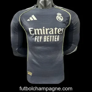 Player Version 25_26 Real Madrid Away Long Sleeve Jersey