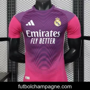 Player Version 25_26 Real Madrid Purple Pink with Geometric Wave Pattern Jersey