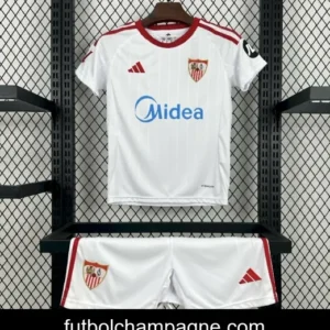 25_26 Kids Sevilla FC Home Jersey