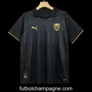24_25 Valencia Away Black Jersey-NO Sponsor