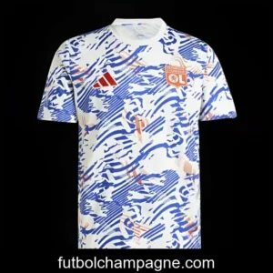 24_25 Olympique Lyon Abstract Blue Orange Pre-match Jersey