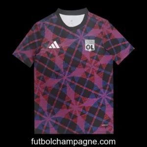 25_26 Olympique Lyonnais Lyon Purple with Geometric Pattern Jersey