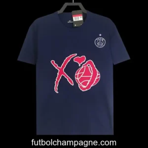 25_26 PSG x OX Navy Cotton T-Shirt