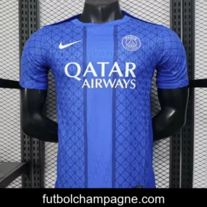 Player Version 25_26 PSG Blue with Diamond Pattern Jersey