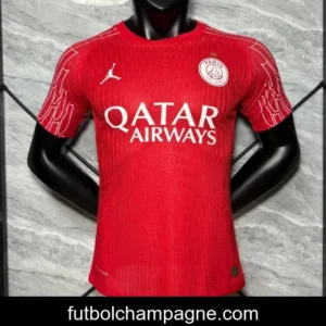 1 Star Player Version 25_26 PSG Red Champion Jersey