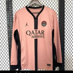 24_25 PSG Third Pink Long Sleeve Jersey
