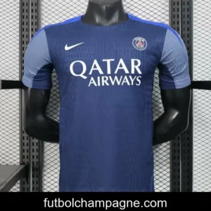 Player Version 25_26 Paris Saint-Germain PSG Blue with Vertical Stripes Jersey