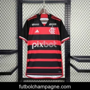24_25 Flamengo Home Jersey With All Sponsor