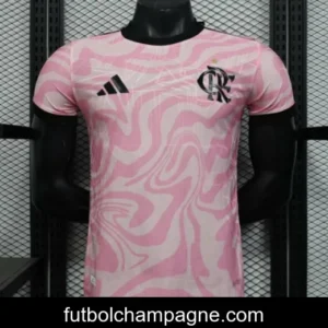 Player Version 25_26 Flamengo Pink with Marble Pattern Jersey
