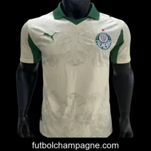 25_26 Palmeiras Off-White with Green Accents Jersey