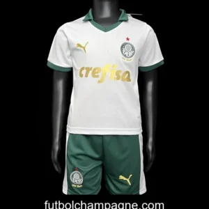 24_25 Kids Palmeiras Away White Jersey