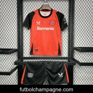 24_25 Kids Bayer 04 Leverkusen Home Jersey