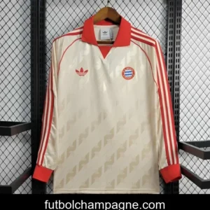 24_25 Bayern Munich Adidas Originals Cream Lifestyler Long Sleeve Jersey