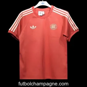 24_25 Bayern Munich Adidas Originals Red Cotton T-Shirts