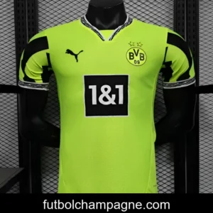 Player Version Borussia Dortmund 25_26 Neon Green Home Jersey with 1&1 Sponsor