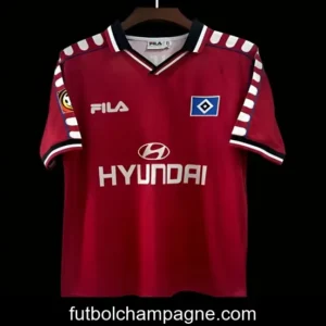 Retro 00_01 Hamburger SV Third Red Jersey