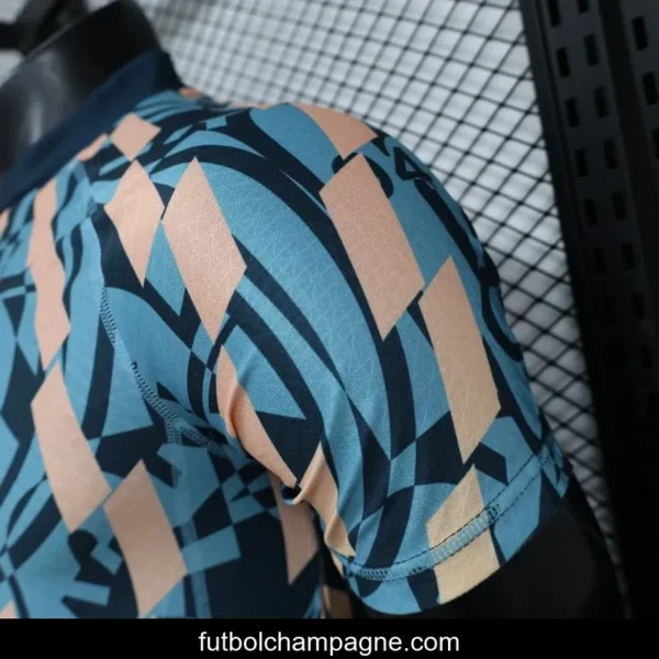 Player Version 24_25 Manchester City Plaid Special Jersey - Image 3