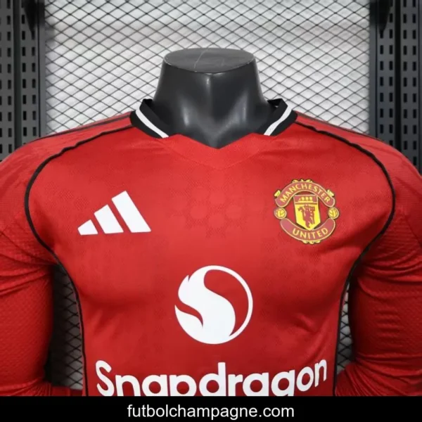 Player Version 25_26 Manchester United Long Sleeve Home Jersey - Image 2