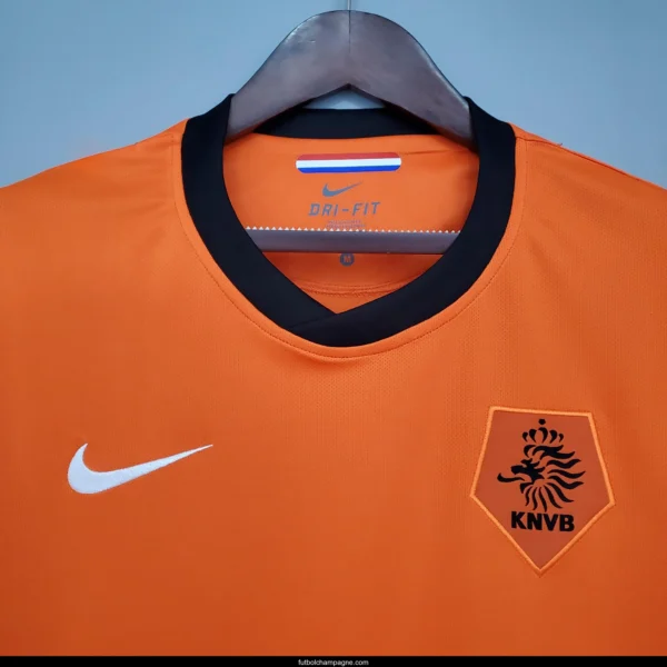 Retro Netherlands 2010 home Soccer Jersey - Image 4