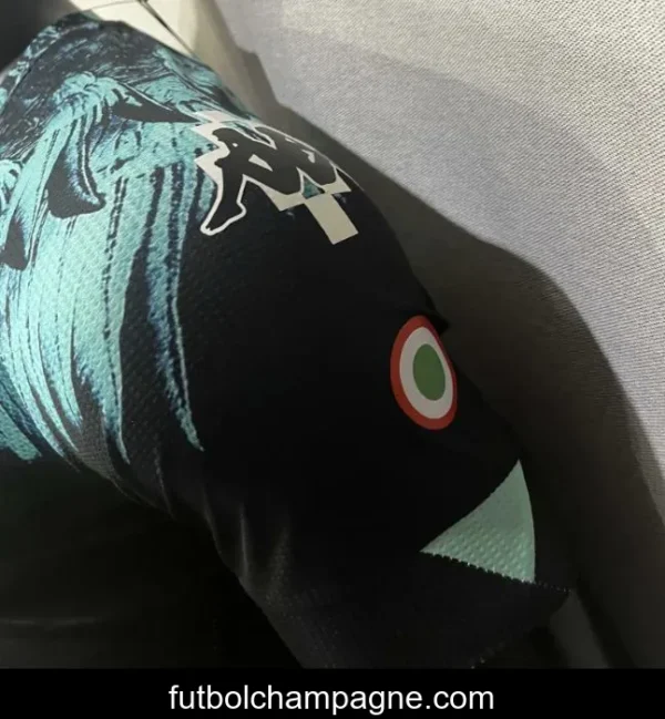 Player Version 20_21 Kappa X Marcelo Burlon Napoli Black Jersey - Image 3