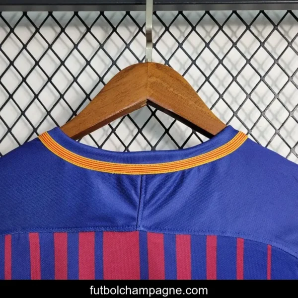 Retro 17-18 Barcelona Home Soccer Jersey - Image 2