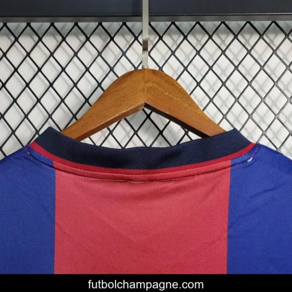 Retro 98-99 Barcelona Home Soccer Jersey - Image 3