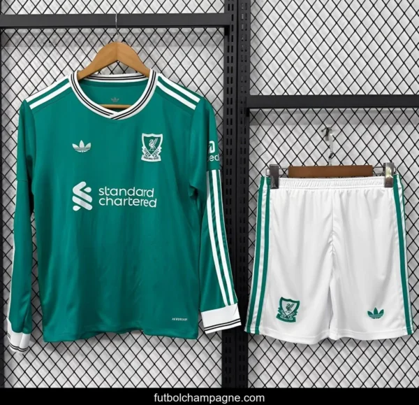 25_26 Kids Liverpool Third Long Sleeve Jersey - Image 2