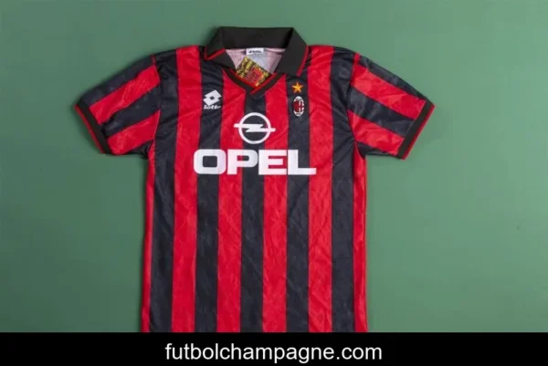 RETRO 94_96 AC Milan Home Soccer Jersey - Image 2