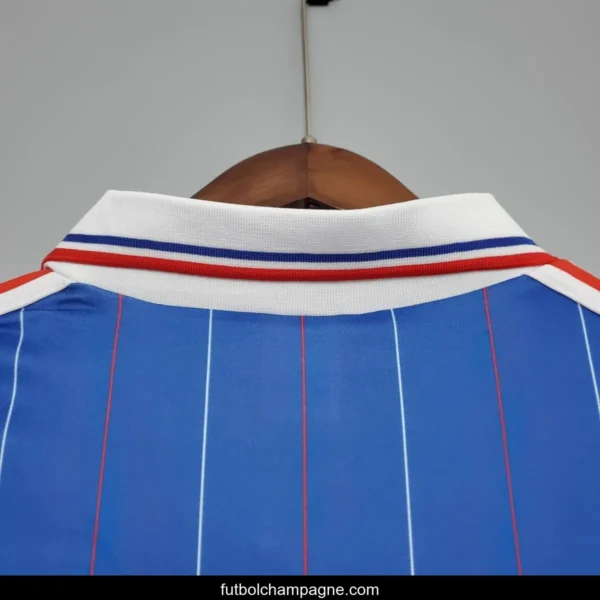 Retro France 1982 home Soccer Jersey - Image 3