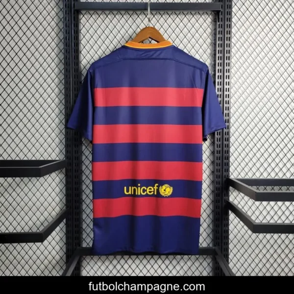 Retro 15_16 Barcelona Home Jersey - Image 4