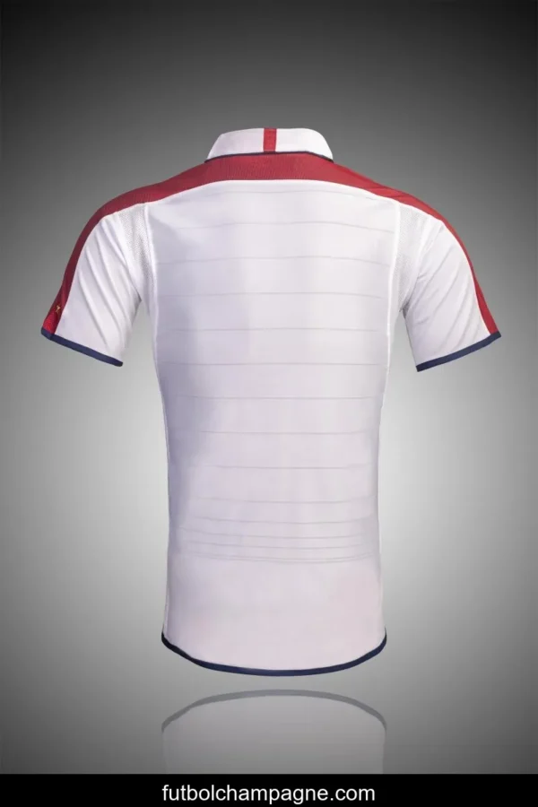 Retro 2004 England Home Soccer Jersey - Image 3