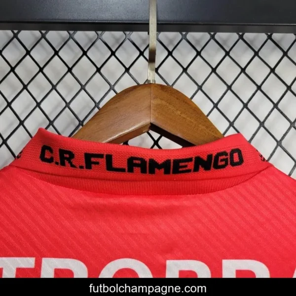 Retro 94_95 Flamengo Home Long Sleeve Jersey - Image 4