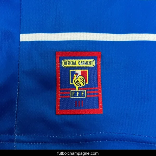 Retro 1998 Kids France Home Jersey - Image 2