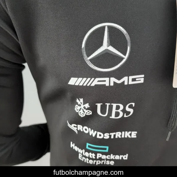 2022 F1 Mercedes AMG Petronas Black Jacket 0001 - Image 3