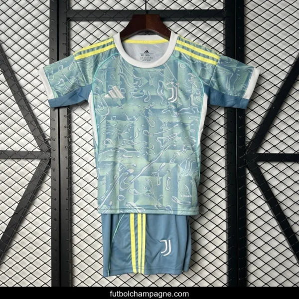 25_26 Kids Juventus Away 16-28 Jersey - Image 4